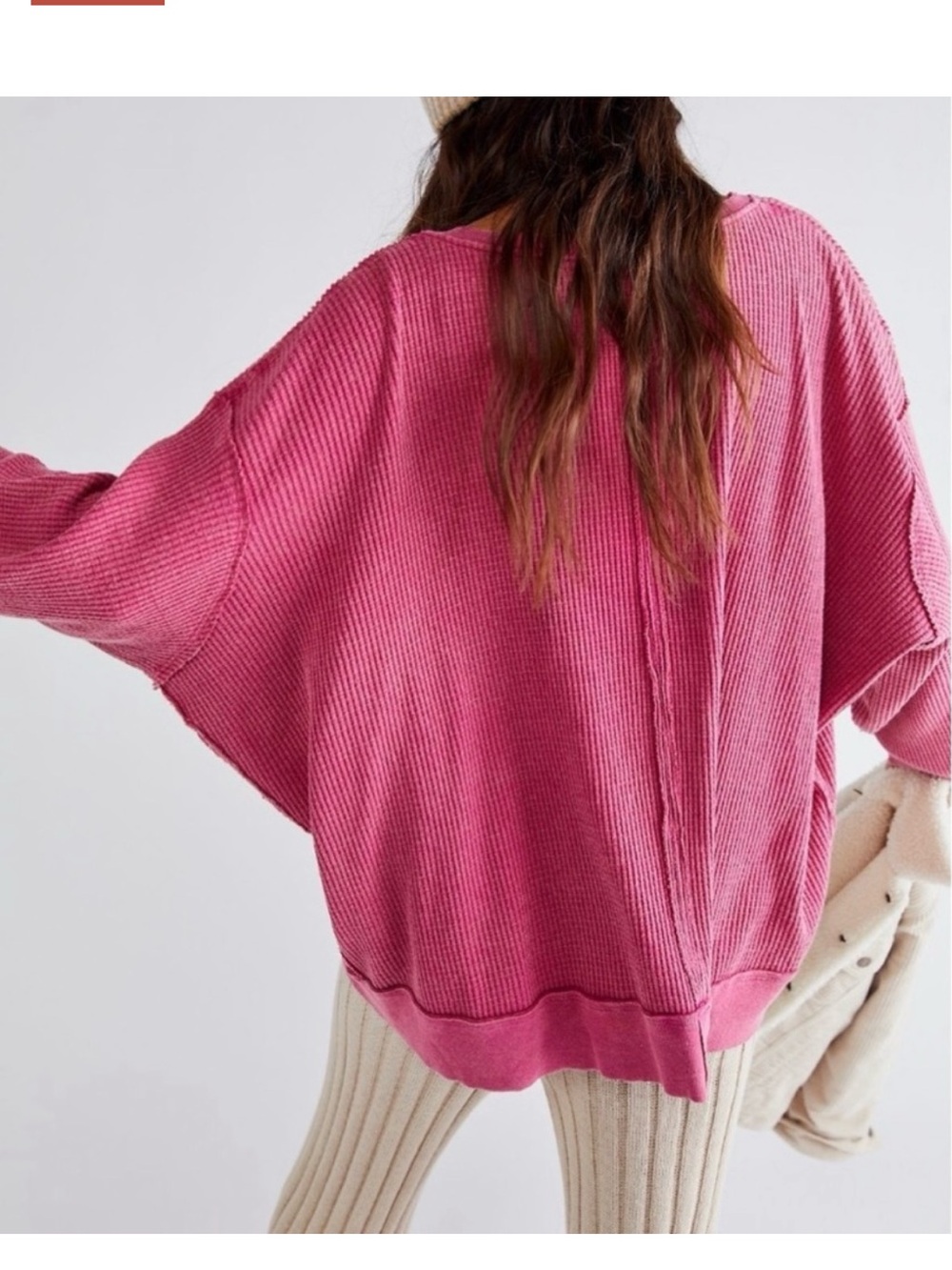 Free People - Buttercup Thermal top shirt blouse